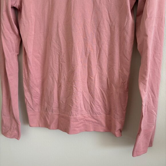 Lululemon Athletic Swiftly Tech Relaxed Long Sleeve Shirt Pink Women’s Size 2 - Picture 4 of 8